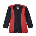 Express 80s Vintage Black & Red Button Up Blazer Women's Size Small