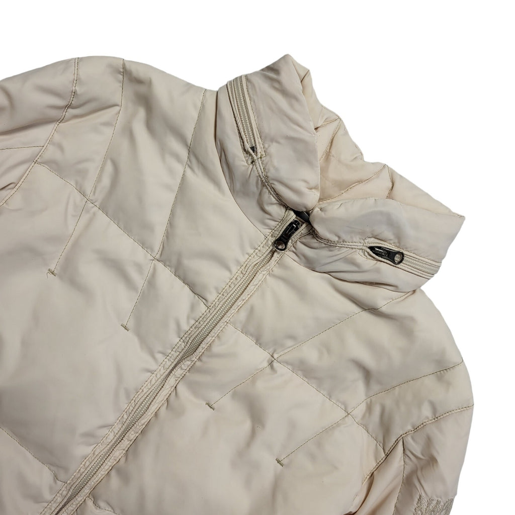 Napapijri Pink Zipped Quilted Puffer Jacket Uk Women's Size M