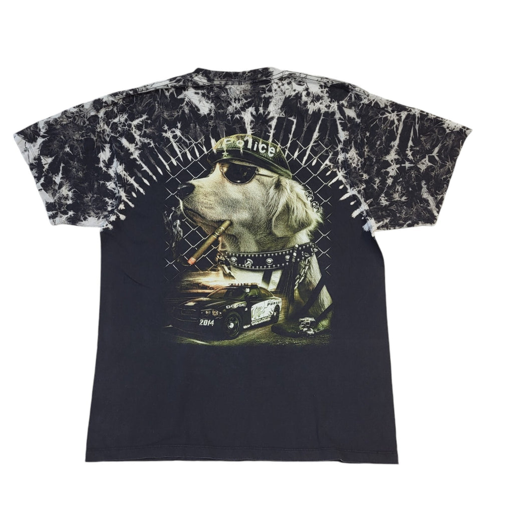 Caballo Vintage Multicoloured Skull 3D Glow In The Dark BNWT T-Shirt Men's XXL