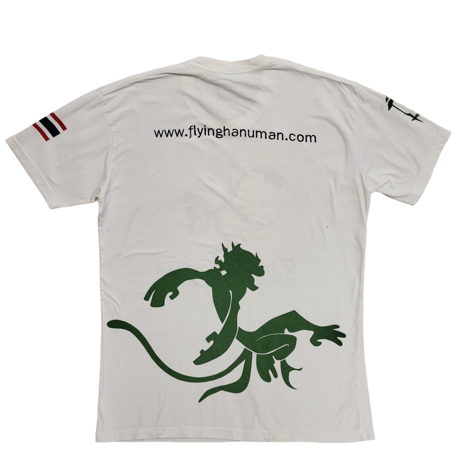 Flying Hanuman White Phukets Jungle Vintage Short Sleeve T-Shirt Mens Size XL