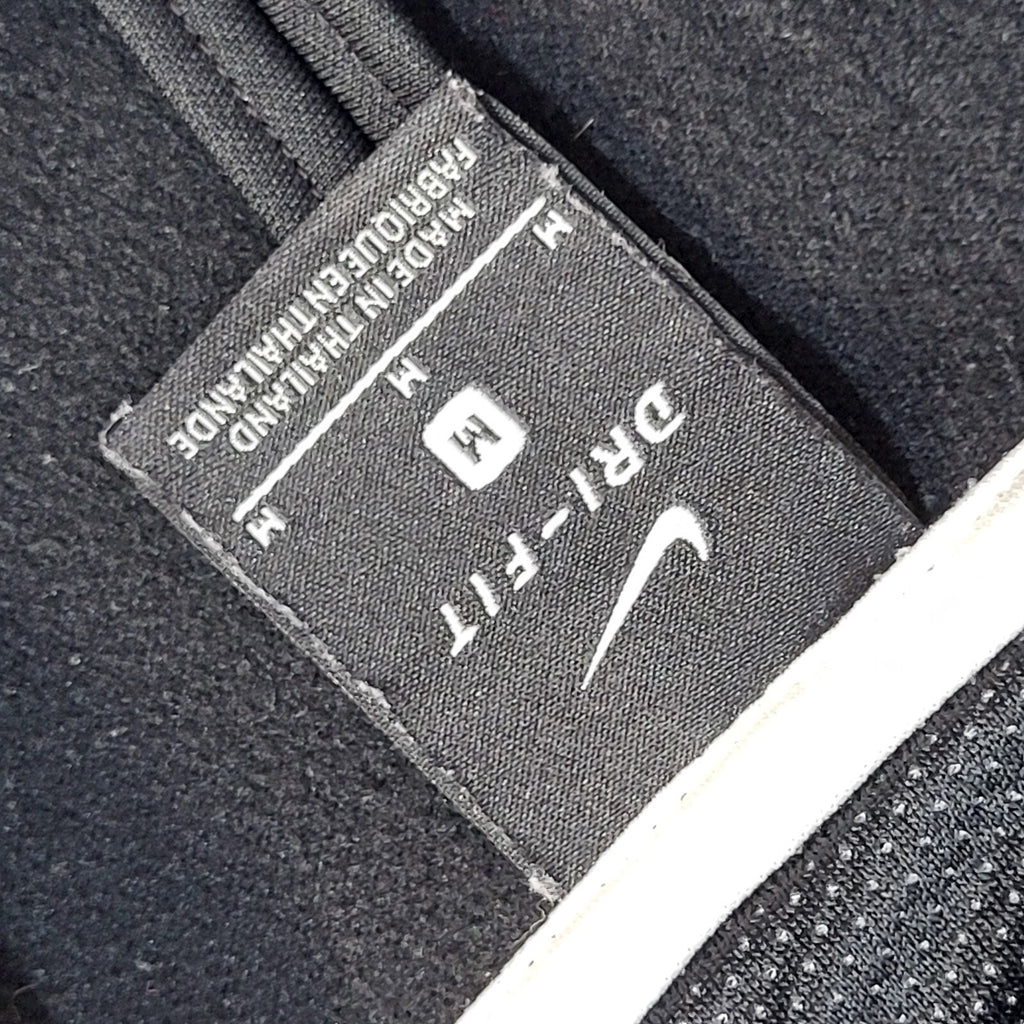 Nike Dri-Fit Black 1/4 Zip Sports Tracksuit Top Jacket UK Men's Size M