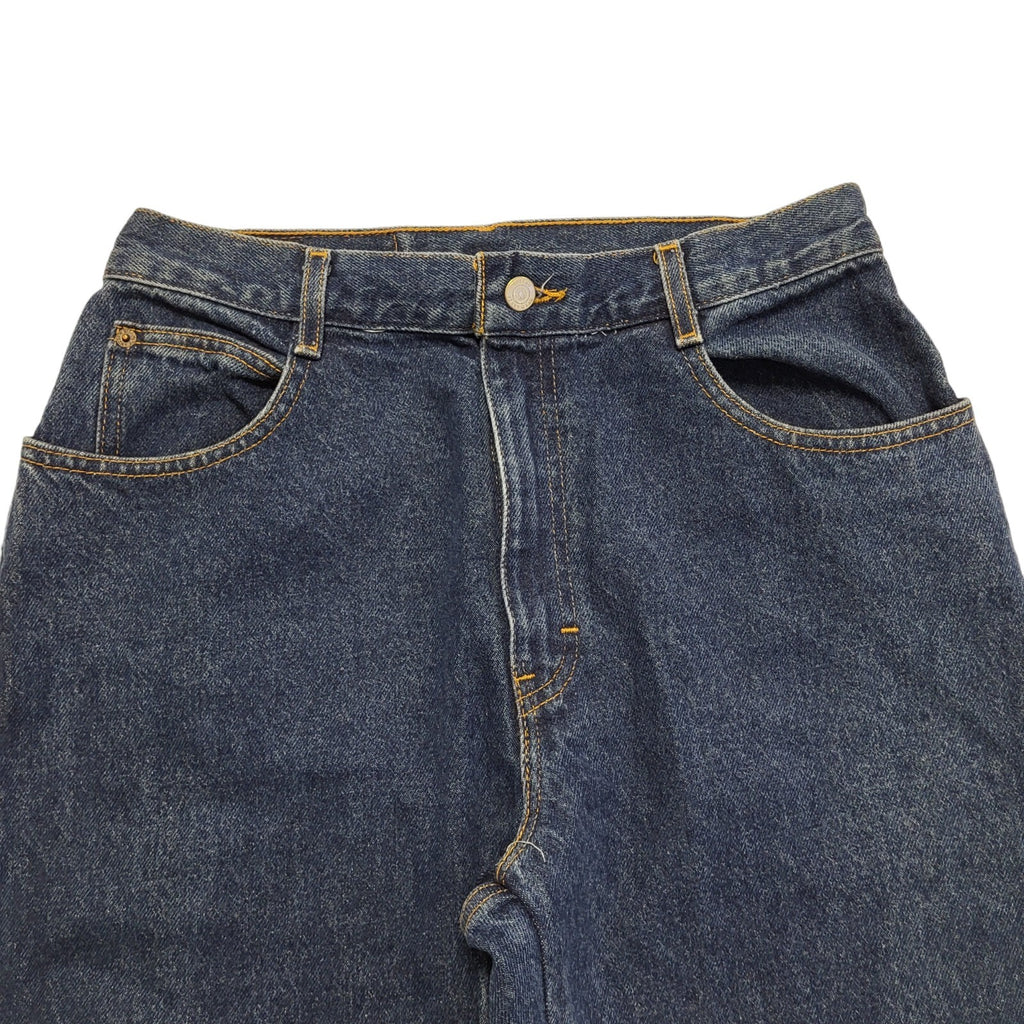 Gitano 90s Dark Blue Tapered Denim High Waist Jeans Uk Women's Size 12 W28 L30