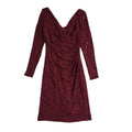 Laura Ashley Vintage Y2K Red Long Sleeve Dress Uk Women's Size XS Bnwt