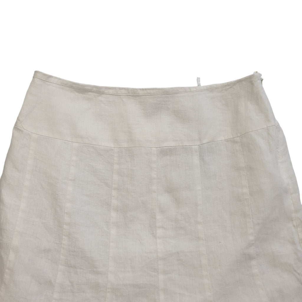 Your Sixth Sense Vintage 90's White Midi Skirt Womens UK Size 12 W32