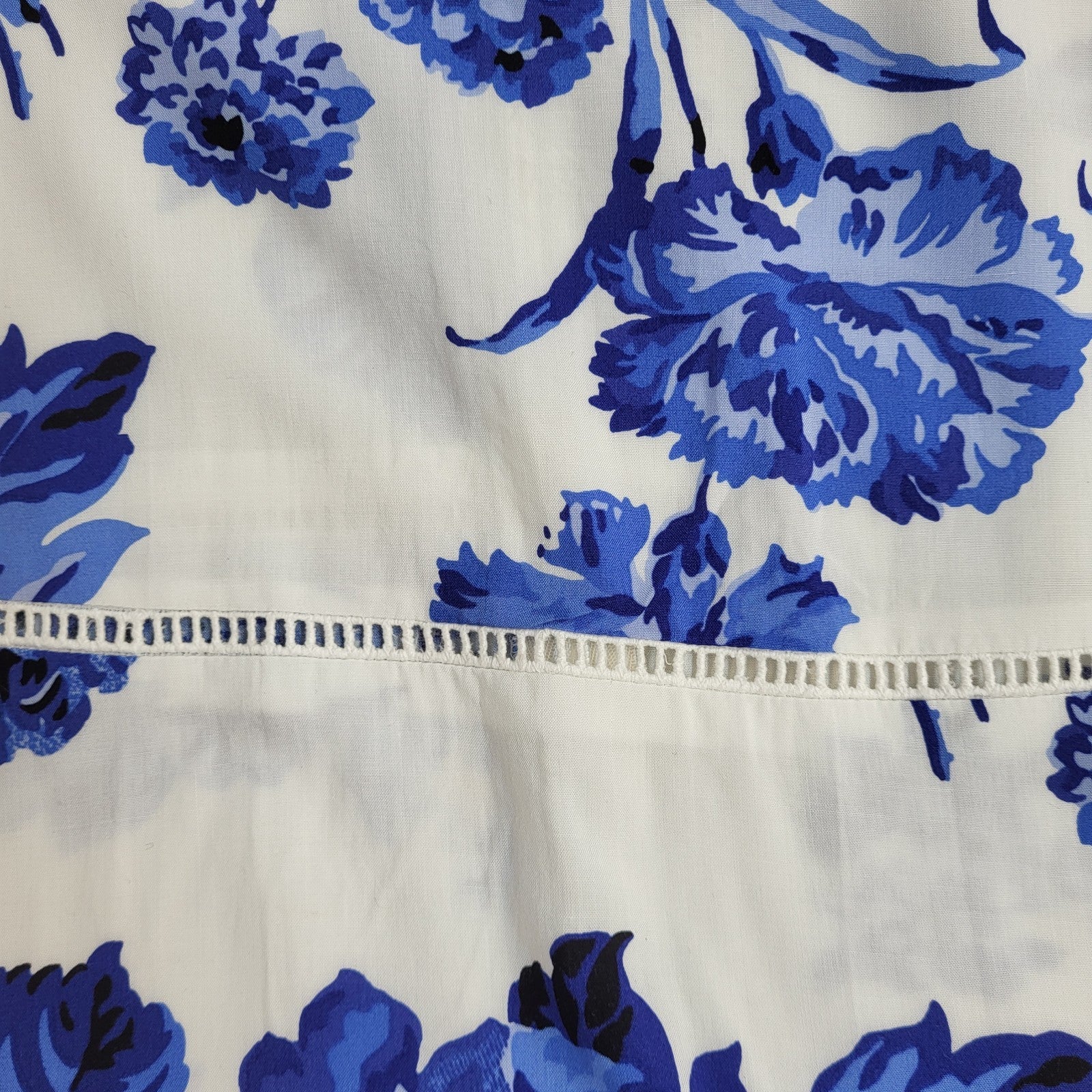 Cath Kidston Dress Y2K Fit & Flare Ladder Lace Detail Dress Women's 12 BNWT