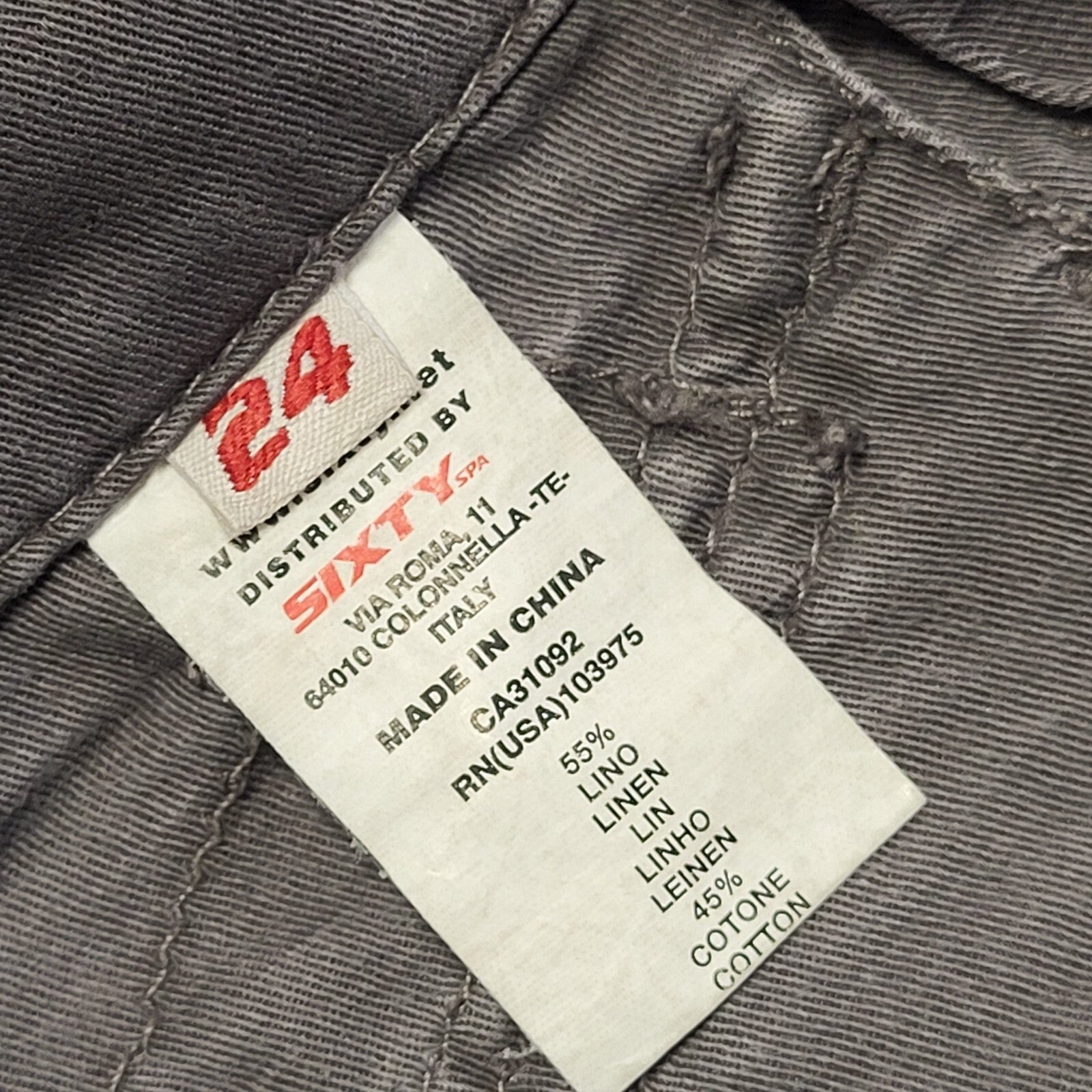 Miss Sixty Y2K Vintage Grey Cargo Shorts Women's Size 10 W28