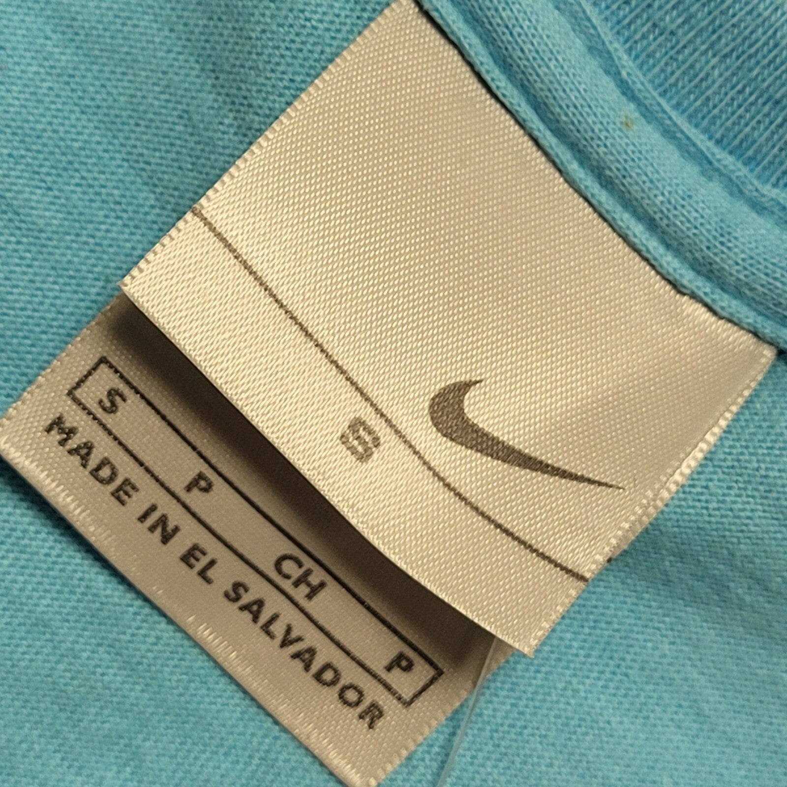 Nike Vintage Y2K Blue V-Neck Short Sleeve T-Shirt BNWT Womens UK Size S