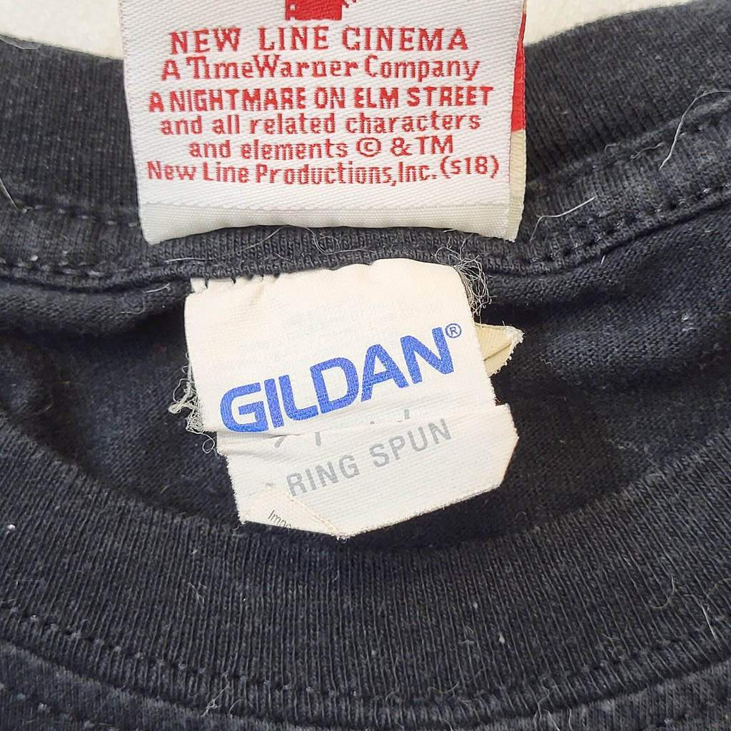 Gildan Nightmare On Elm Street Freddy Kruger Top Women's UK Size Small