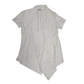 Initiatives White Vintage 90's Open Front Cardigan Uk Women's Size 16/18