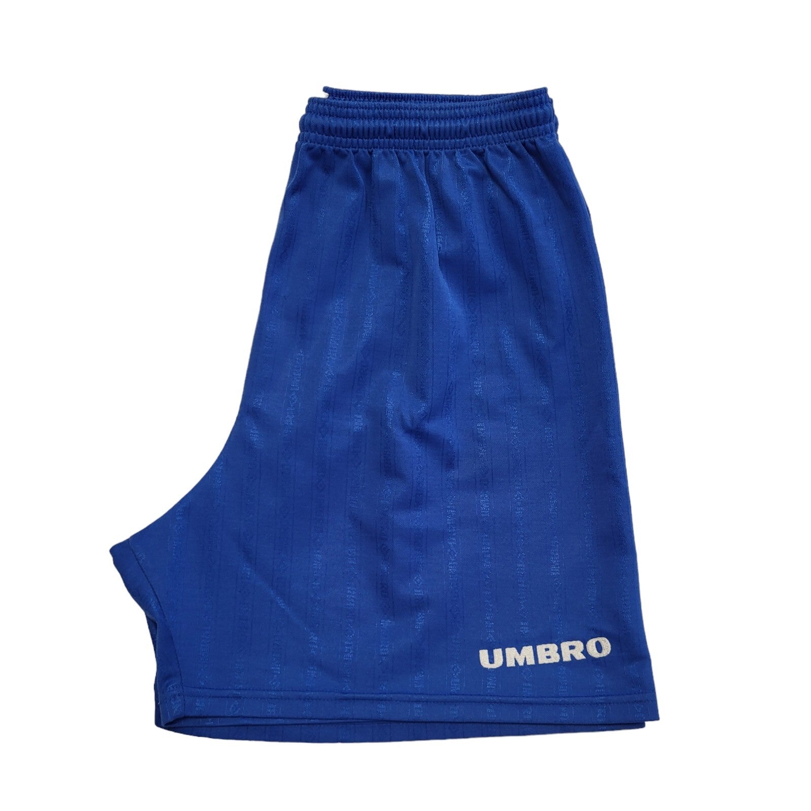 Umbro Vintage 90's Blue Sport Shorts No Pockets Uk Men's Size M W32