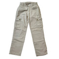 Young Dimensions 90s Vintage Beige Straight Cargo Trousers Women's Size6 W25 L26