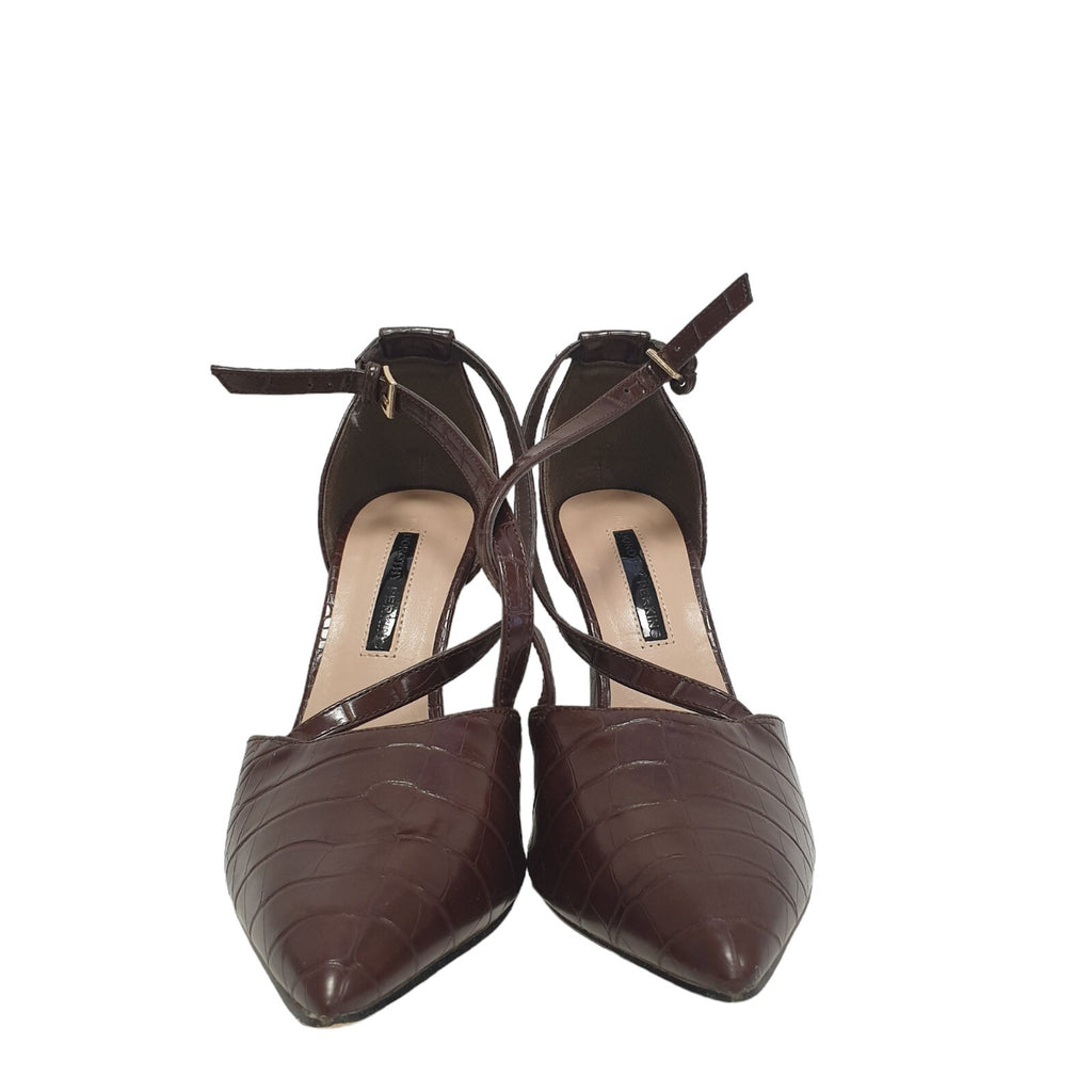 Dorothy Perkins Chocolate Elmo Core Courts  Heels Shoes Uk 6 BNWOB