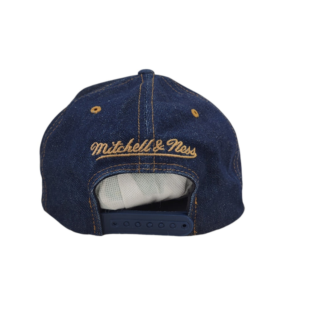 Mitchell & Ness Dark Blue Denim Baseball Cap Uk Men's One Size