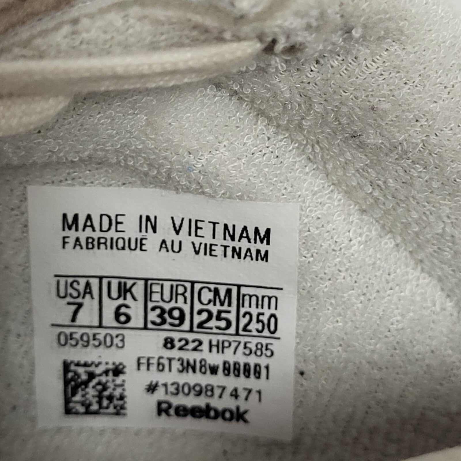 Reebok LX2200 Archive Pack Beige Lace-up Sports Casual Trainers Women's Size 6