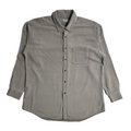Marks and Spencer Grey Vintage 90's Long Sleeve Shirt UK Men's Size L
