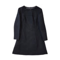Louis Feraud  60's Vintage Black Long Sleeve Dress Womens Dress UK 12
