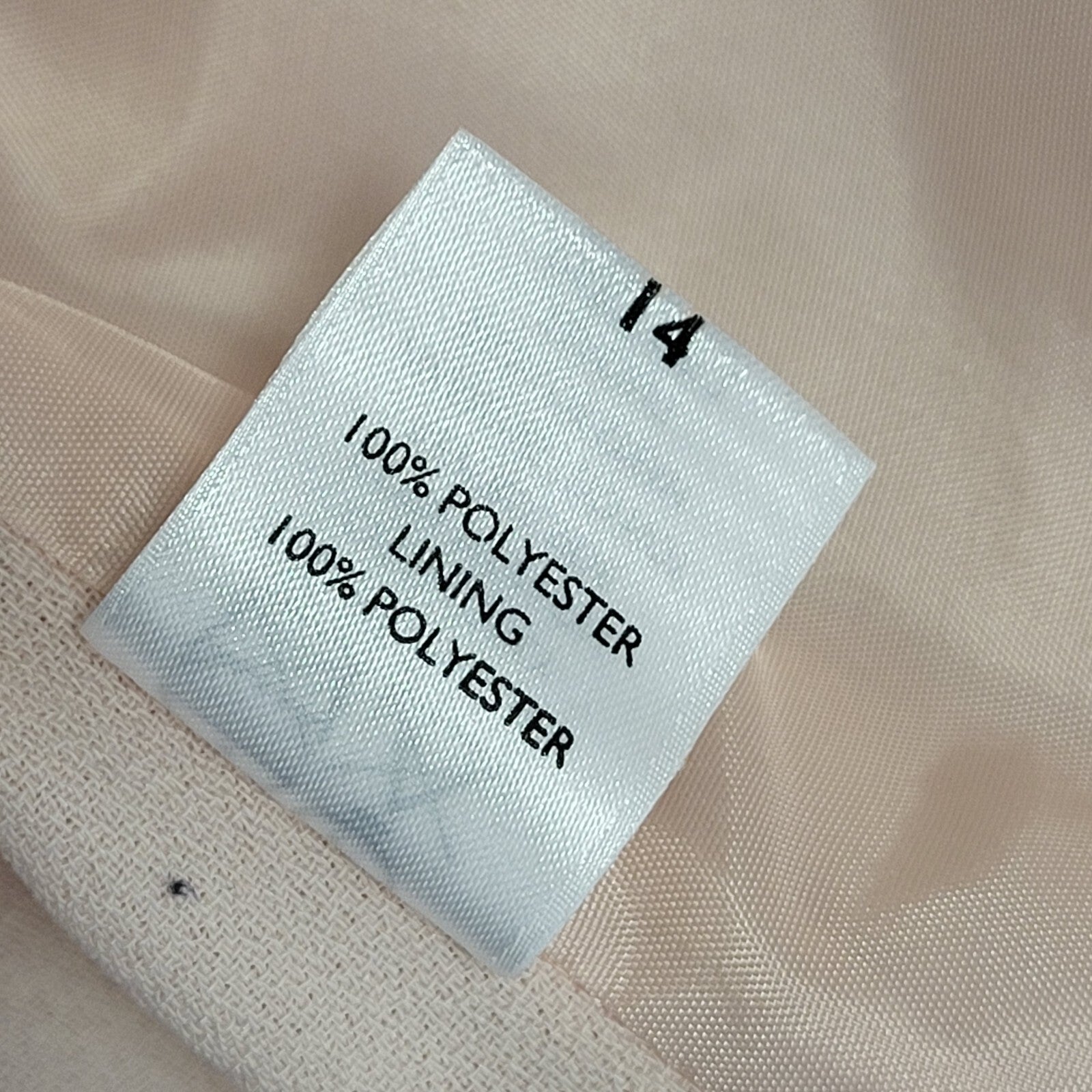 Debut 80s Vintage Pink 2 Piece Dress Suit Uk Women's Size 14