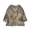 Berkertex Animal Print Button Up Blouse Womens UK 18
