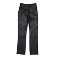 Wilsons Maxima 90s Straight Leg Black Leather Trousers Uk Women's 10 W28 L34
