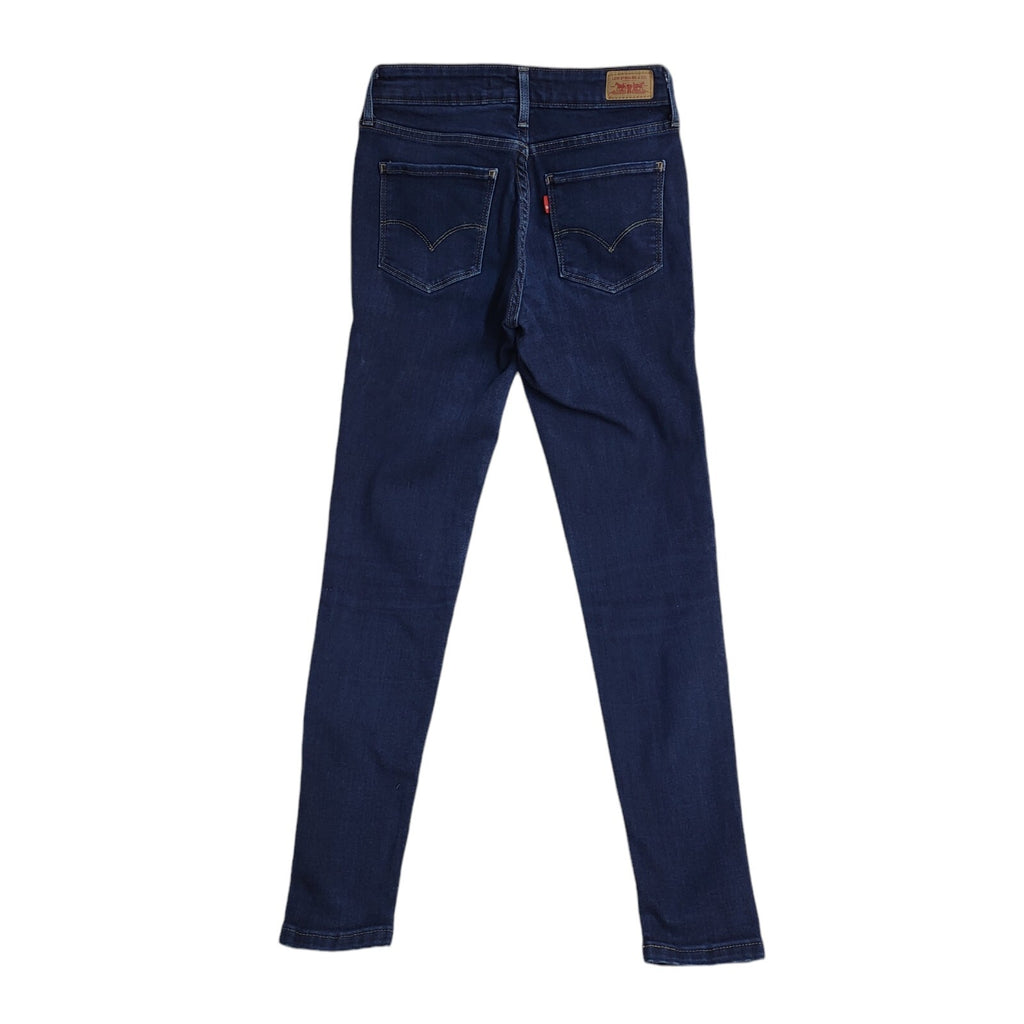 Levi's 90s Dark Blue Skinny Leg Leggings Denim Jeans Uk Women's Size 8 W26 L28