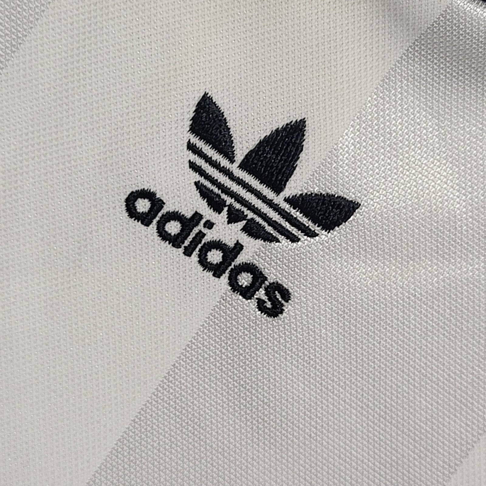 Adidas Vintage Y2K White Striped Long Sleeve T-Shirt Womens UK Size 10