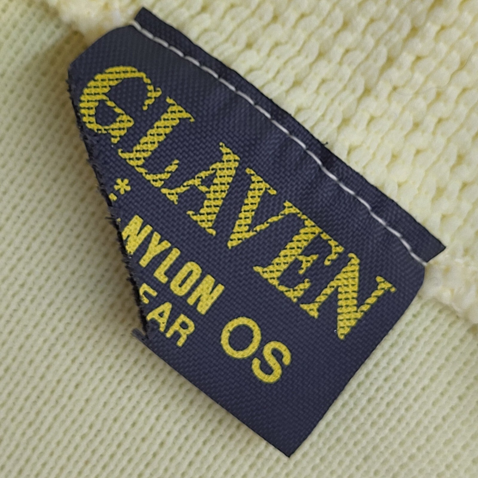 Glaven  80s Vintage Yellow Button Up Cardigan UK Women's Size 16