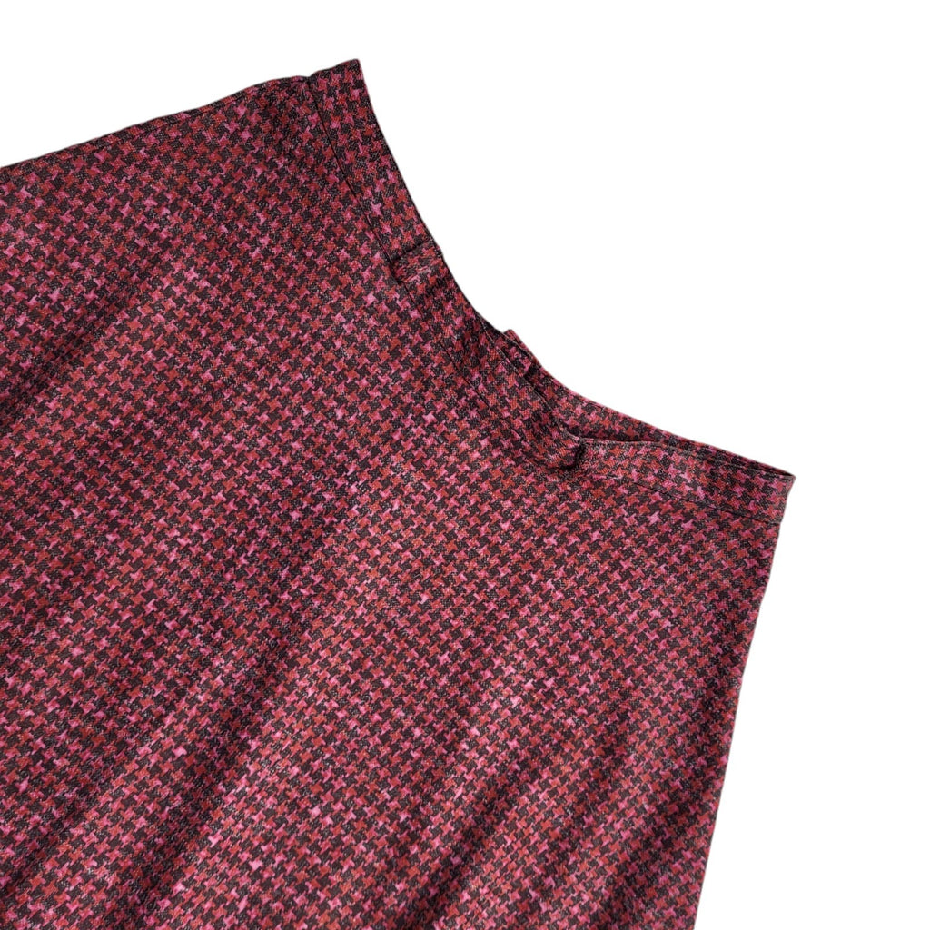 90's Vintage Pink Check Pleated Skirt Women's Size 16