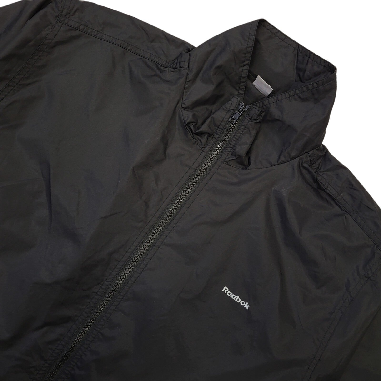 Adidas Black 90s Vintage Windbreaker Active Wear Sports Jacket Uk Men's Size S