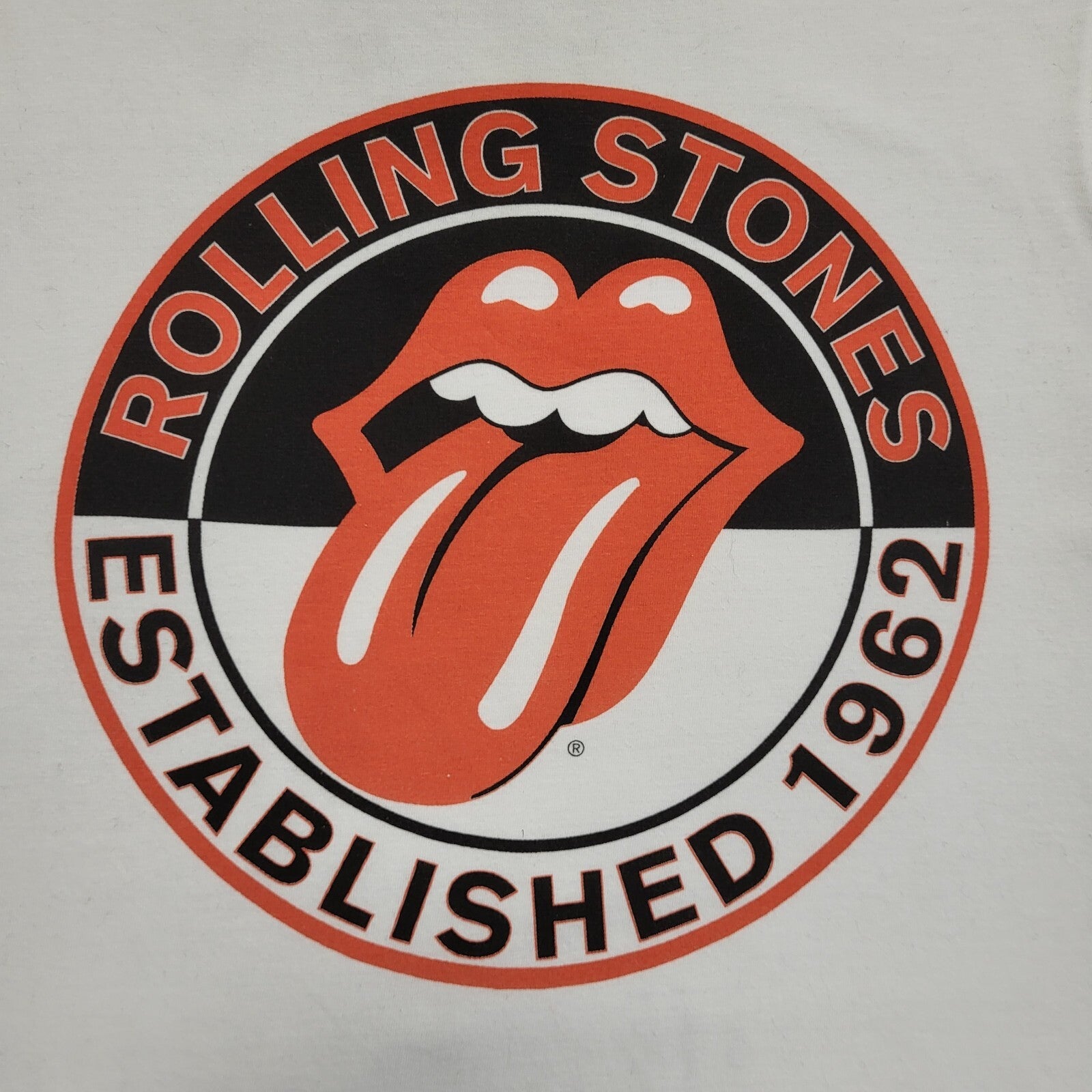 The Rolling Stones Vintage Y2K  White Short Sleeve T-Shirt Womens Size M