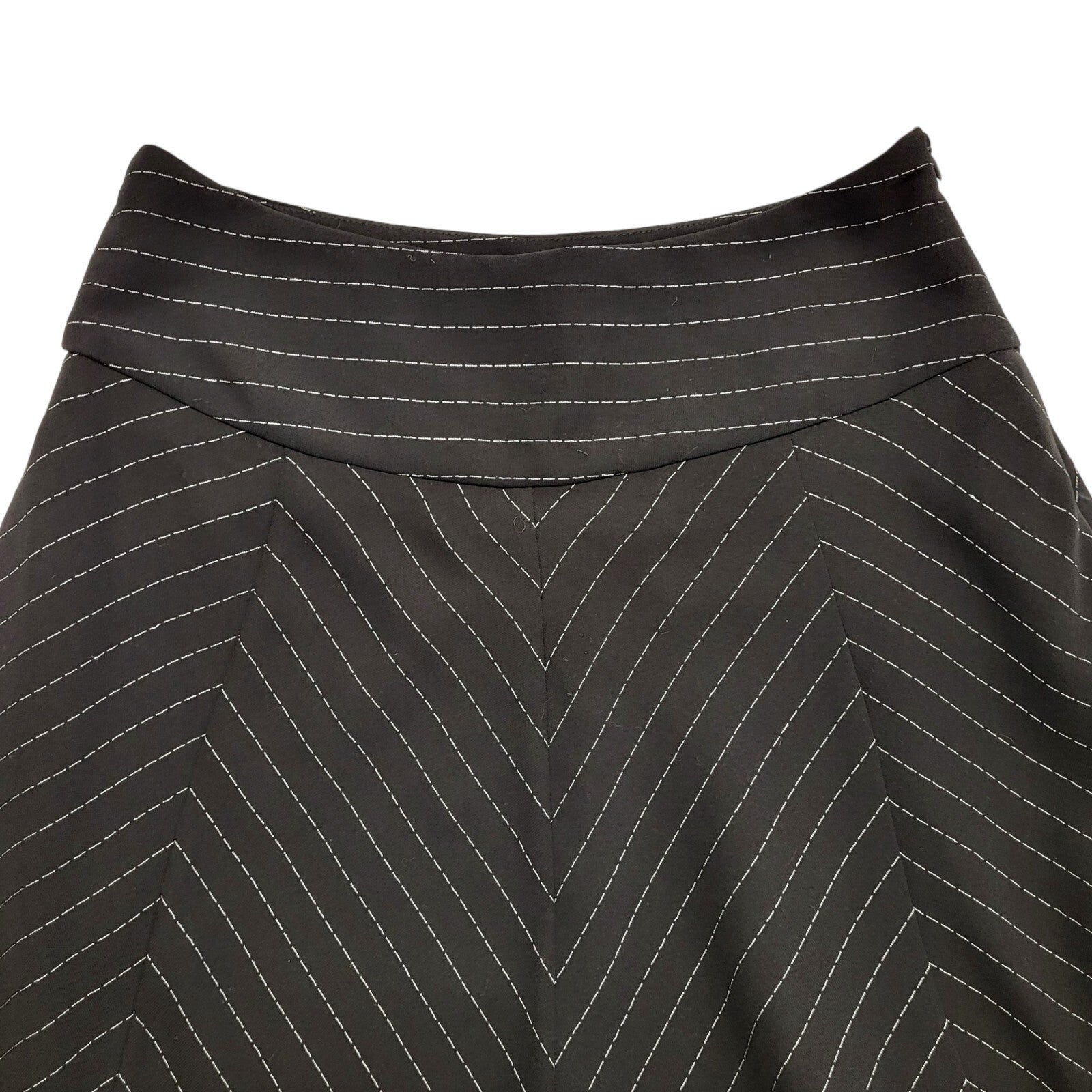 Amaranto Vintage 90's Black Side Zip Skirt Women's Size 10 W28