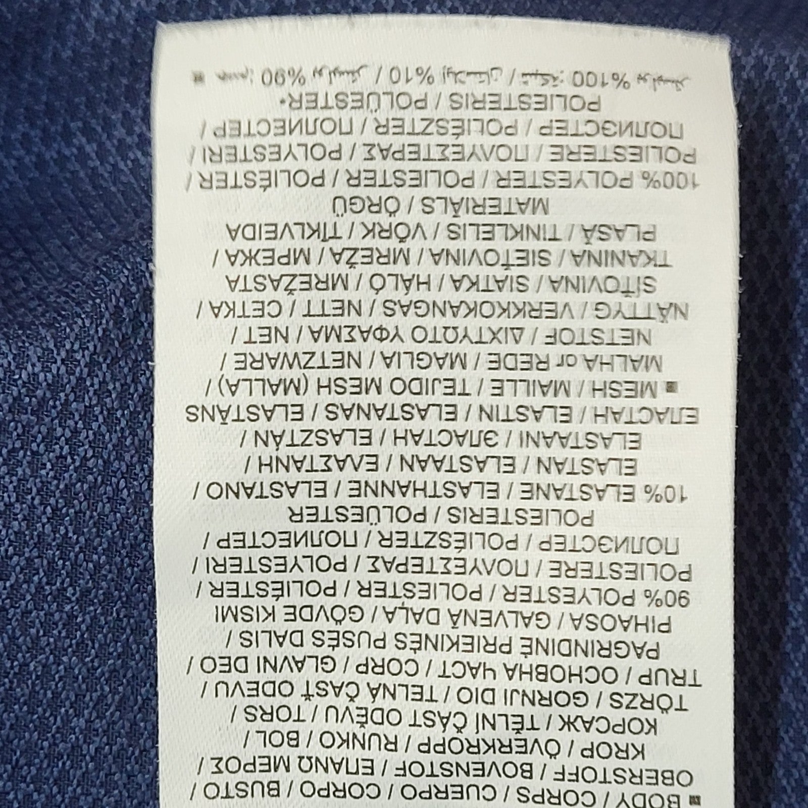 Nike Y2K Vintage Navy Blue Zip Up Windbreaker Jacket UK Men's Size S