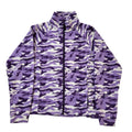 Columbia Purple Camo Zip Up Fleece Jacket Boy's/Girls Size XL