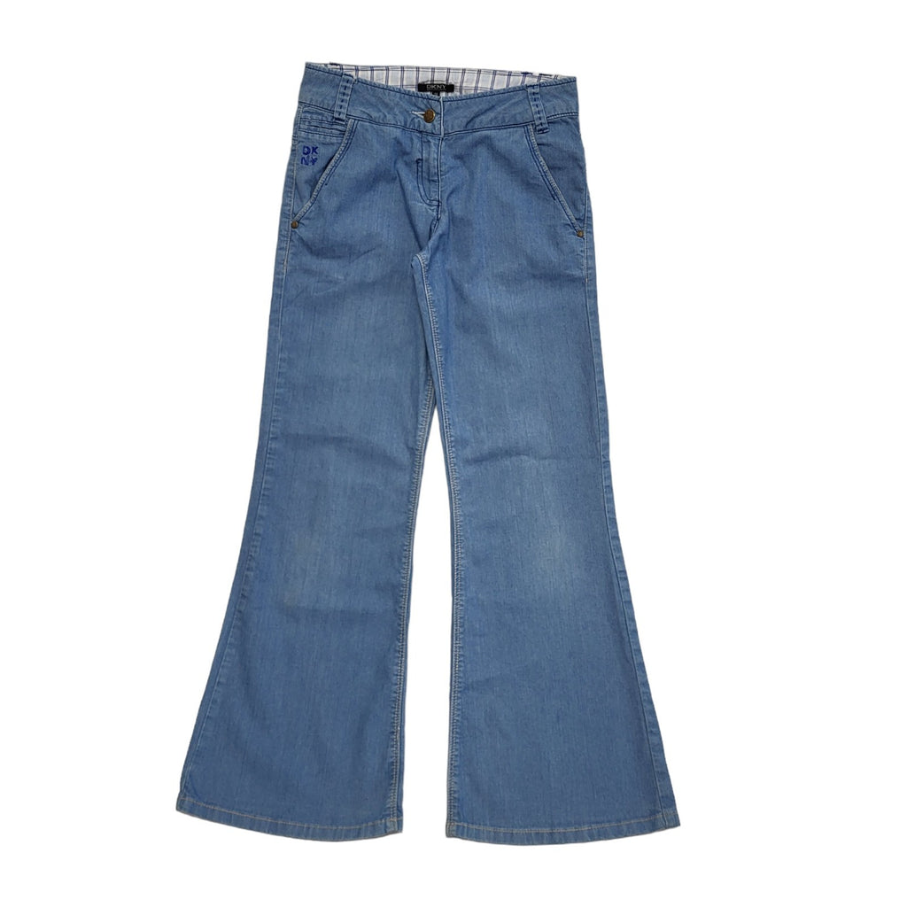 DKNY Vintage 90's Blue Bootcut Denim Jeans Uk Women's Size 14 W32 L30