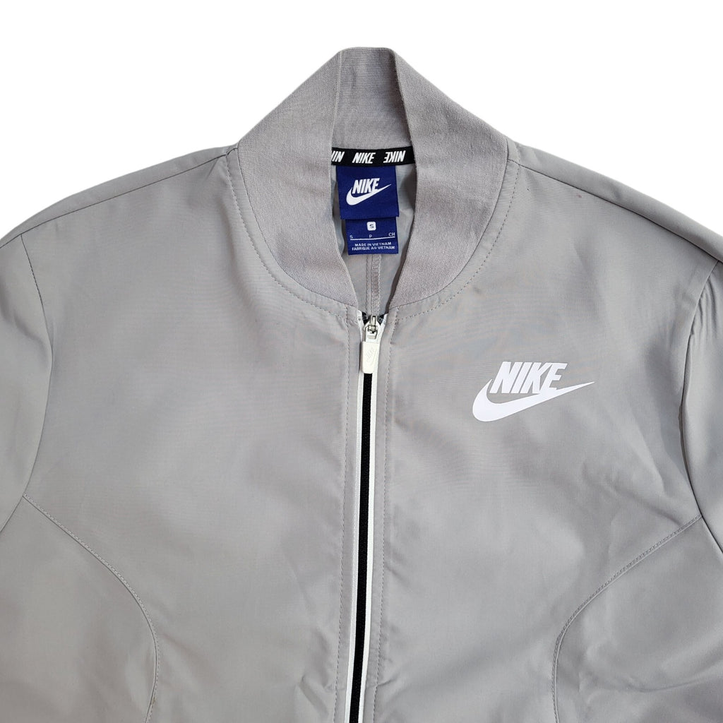 Nike Grey Full Zip Sports Modern Tracksuit Top Jacket UK Men's Size S