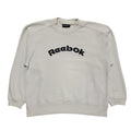 Reebok Essentials Spell Out  Vintage 90s White Sweatshirt Women's Size UK 12