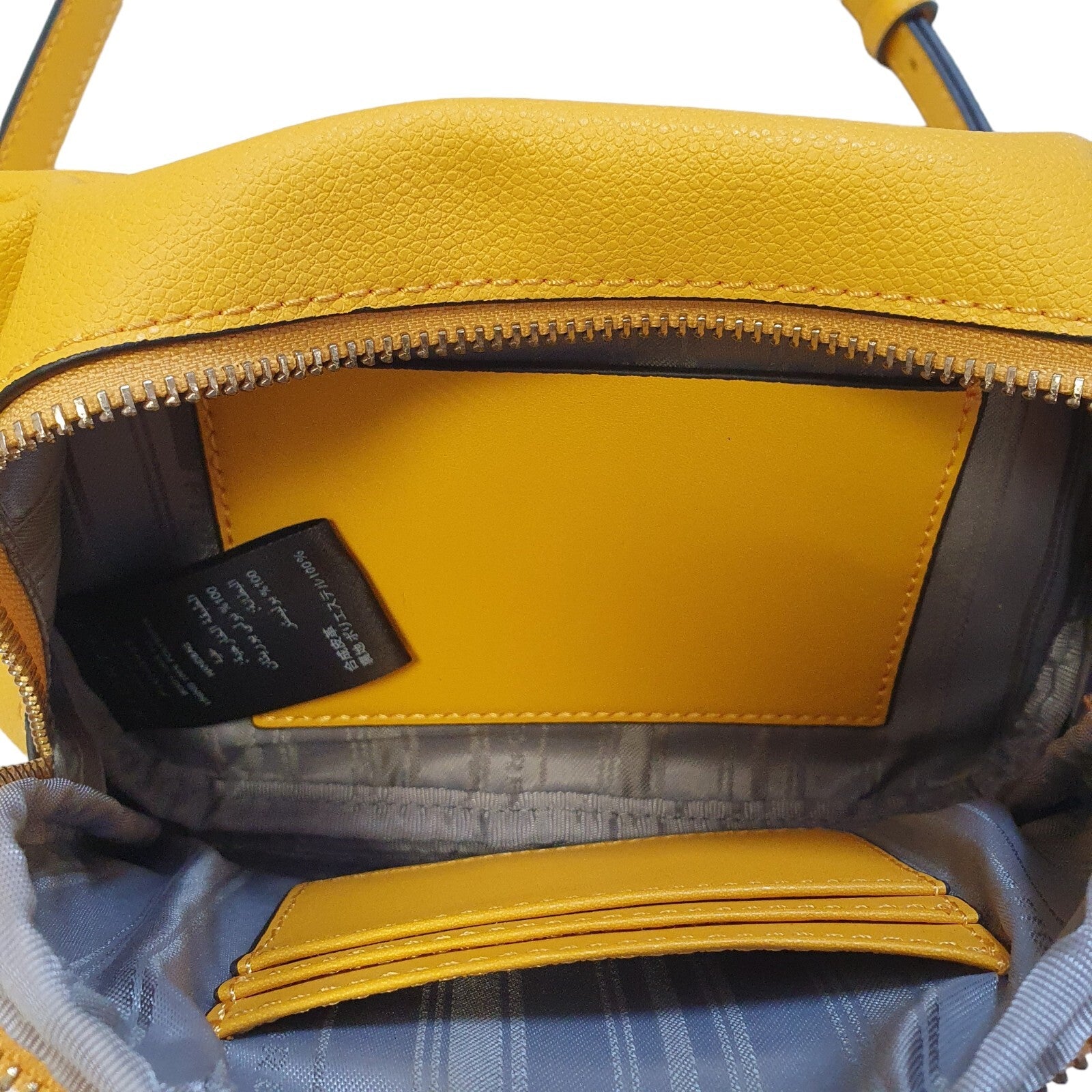 Fiorelli Yellow Faux Leather Cross Body Chain And Leather Strap