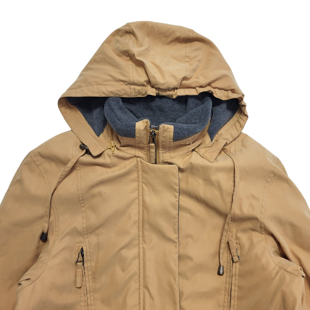 Marks & Spencer Sympa-tex Yellow Hooded Jacket Women's UK Size 12