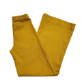United Colors Of Benetton 80's Yellow Wide Leg Jeans Womens UK 6 W24 L33