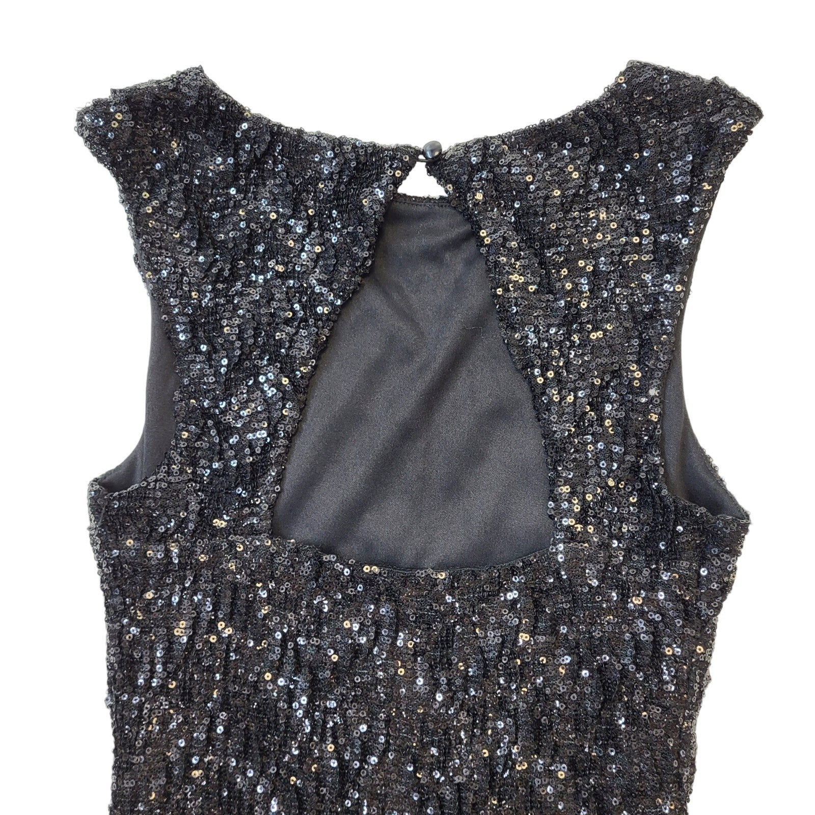 Jane Norman Y2KBlack Sequin Dress UK 10