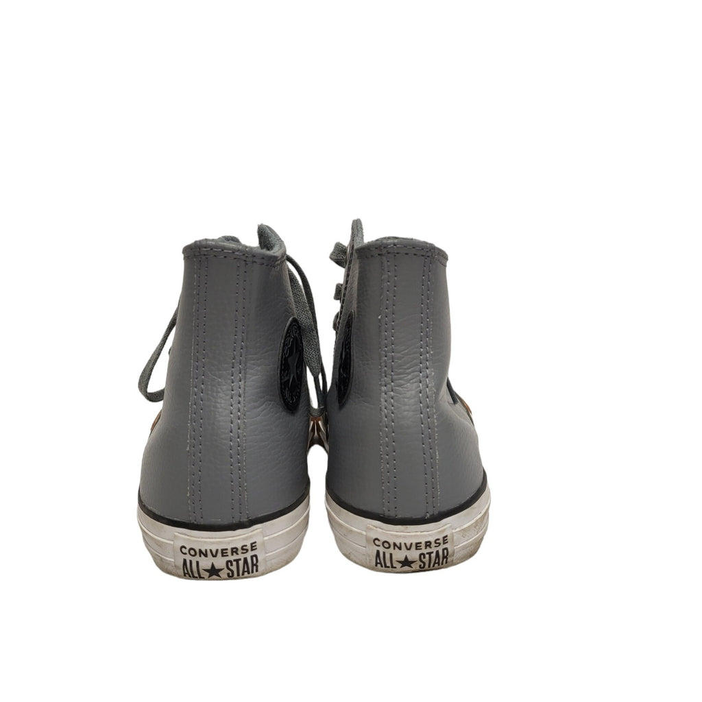 Converse Chuck Taylor All Star Leather Hi Top Lace Up Boots Uk 3.5