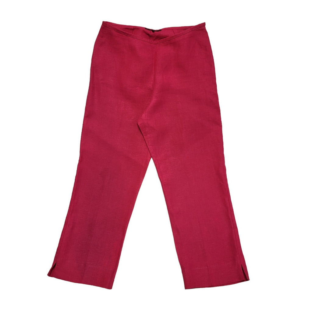 Jeager Vintage y2k Pink Straight Trousers Uk Women's Size 12 W30 L25