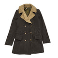 Magnifico Brown 80s Vintage Wool Button Jacket Uk Women's Size Small