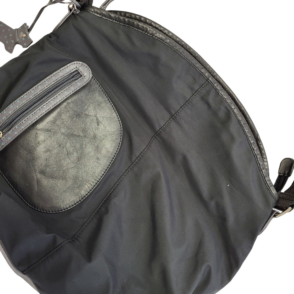 Radley Black Oval Shape Shoulder Bag Women's Size 14" x 13"