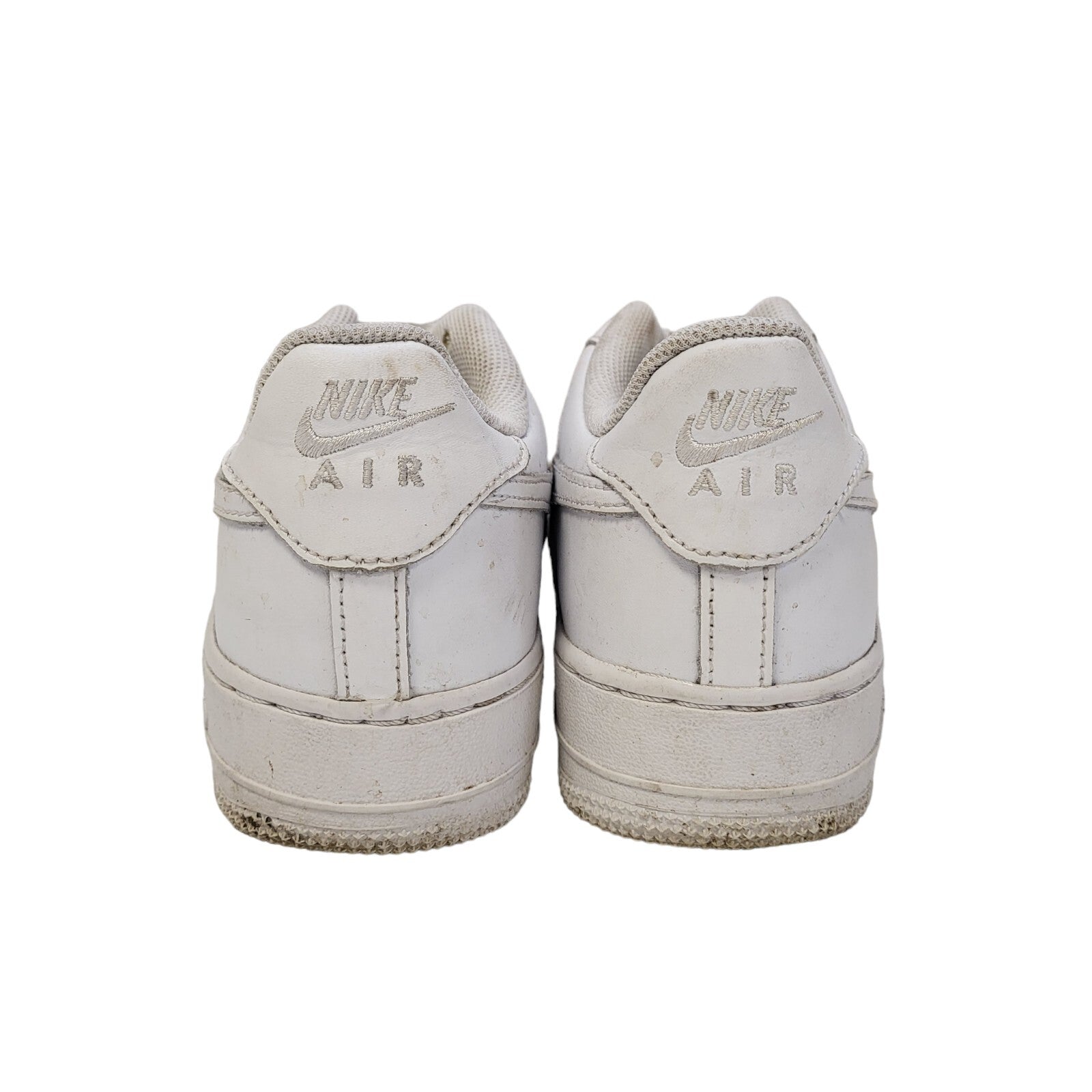 Nike Air Force 1 Low White Canvas Lace-Up Sports Trainers Girl's Uk Size 5.5