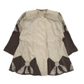 Vitti Brown Beige Button Snap Jacket Uk Women's Size 22