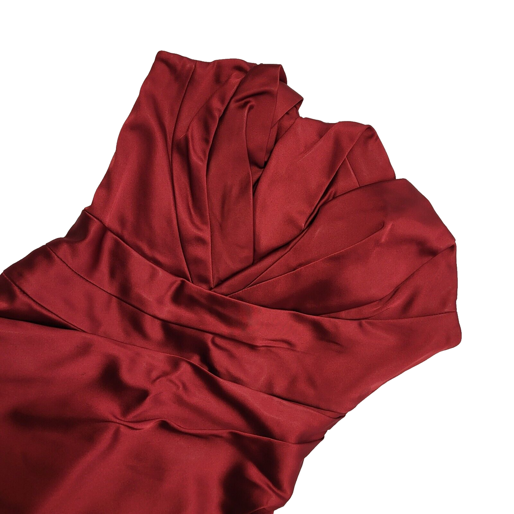 Karen Millen Vintage 90's Red Bodycon Party Dress Womens UK Size 8