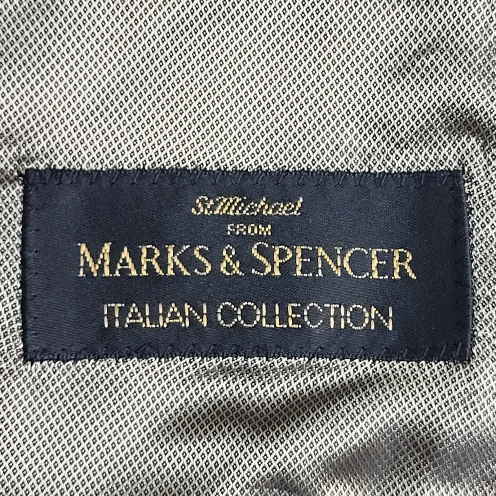 Marks & Spencer Black 90's Blazer Suit Jacket UK Men's Size M 38"