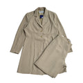 Essentials Beige 90's Hi Waist Trousers & Blazer Jacket Women's BNWT 14 W28 L31