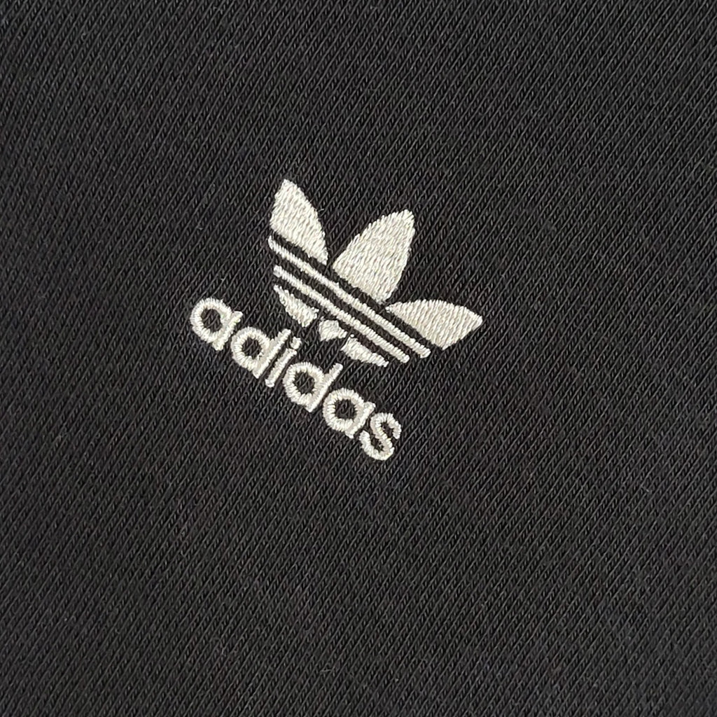Adidas Black 90s High Neck Sports Tracksuit Top Uk Women's Size 6