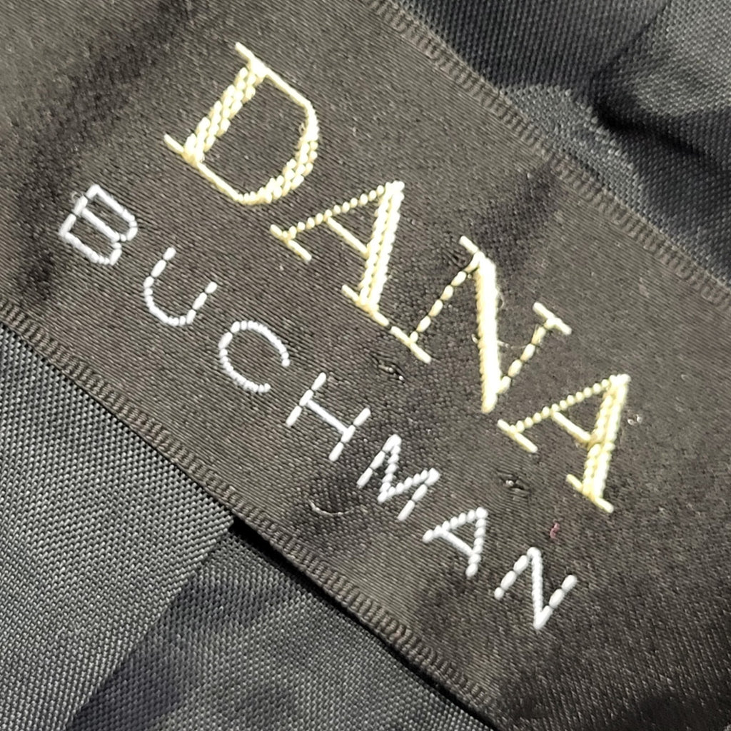 Dana Buchman Vintage 80's Black Pink Box Open Blazer Jacket Women's UK Size 10